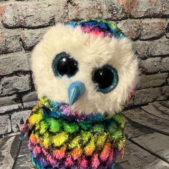 TY ARIA the OWL Beanie Boo Buddy Medium 10” Claire’s Exclusive/Retired - NEW - Picture 5 of 12